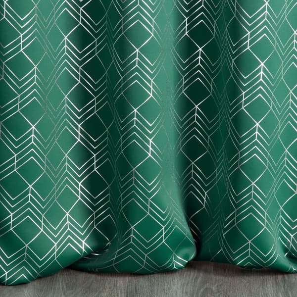 Färdig gardin med öljetter POLI 140x250 Design91 grön