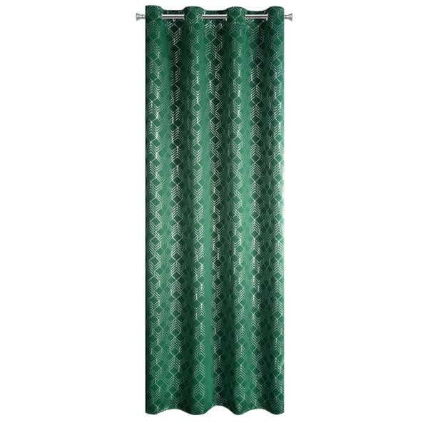 Färdig gardin med öljetter POLI 140x250 Design91 grön