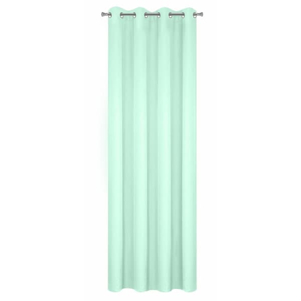 Färdiggjord gardin med öljetter ADORE 140x250 Design91 ljus mint