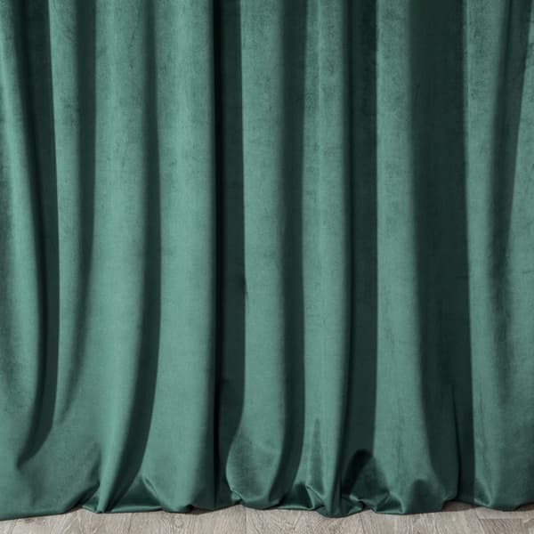 Färdig gardin på tejp PIERRE 140x300 Pierre Cardin Eurofirany mörk turkos