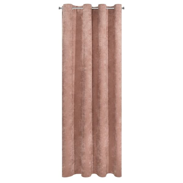 Færdiglavet gardin med øjer ANISA 140x250 Eurofirany mørk pink