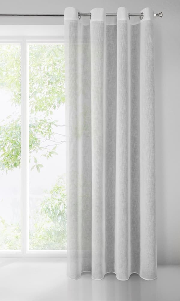 Färdig gardin med öljetter ALICJA 140x250 Eurofirany stål
