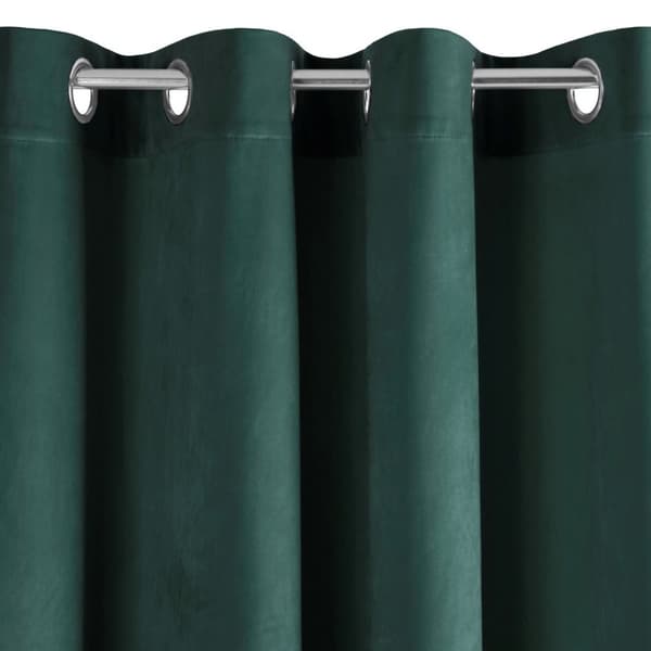 Valmis verho silmukoilla PIERRE 140x250 Pierre Cardin Eurofirany tumma turkoosi