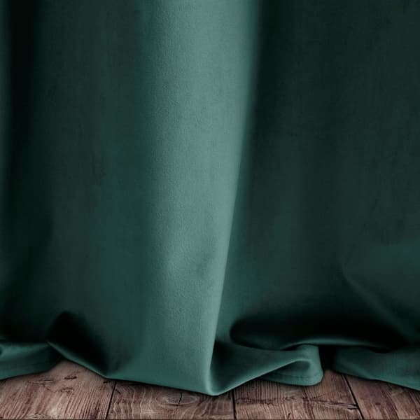 Valmis verho silmukoilla PIERRE 140x250 Pierre Cardin Eurofirany tumma turkoosi