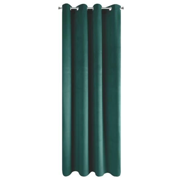 Valmis verho silmukoilla PIERRE 140x250 Pierre Cardin Eurofirany tumma turkoosi