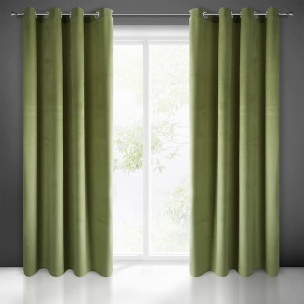 Valmis verho silmukoilla PIERRE 140x250 Pierre Cardin Eurofirany oliivi