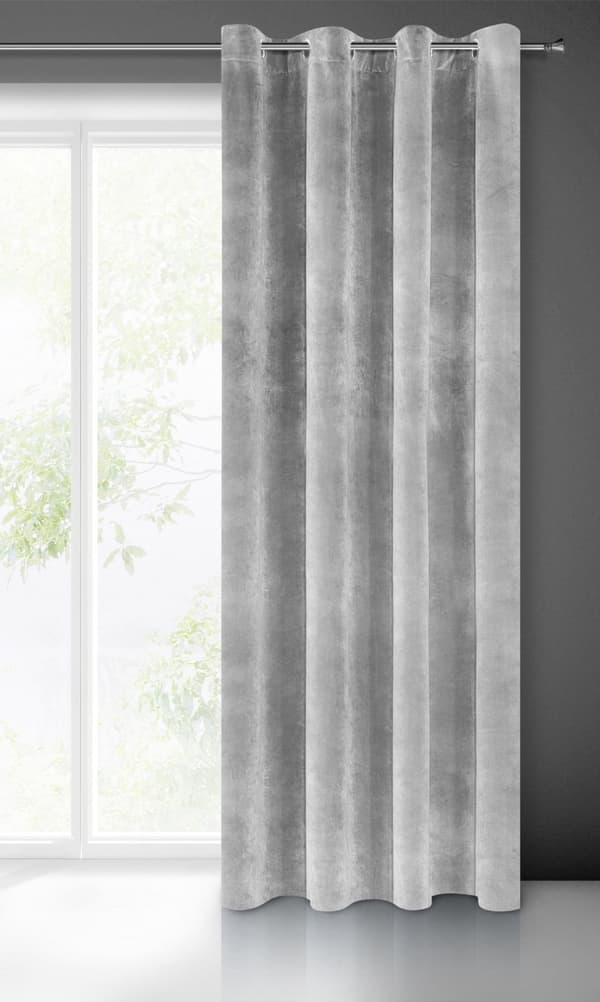 Valmis verho silmukoilla VILLA 140x250 Eurofirany terästä