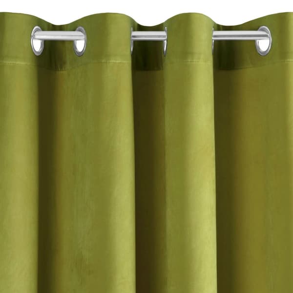 Færdiglavet gardin med øjer PIERRE 140x250 Pierre Cardin Eurofirany lys oliven