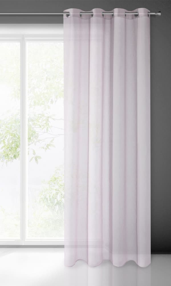 Færdiglavet gardin med øjer ESIM 140x250 Eurofirany pink