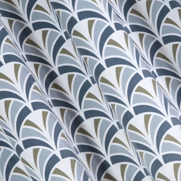 Valmis verho silmukoilla ABEL 140x250 Design91 terästä