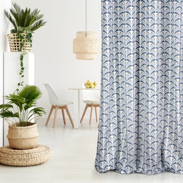 Valmis verho silmukoilla ABEL 140x250 Design91 terästä
