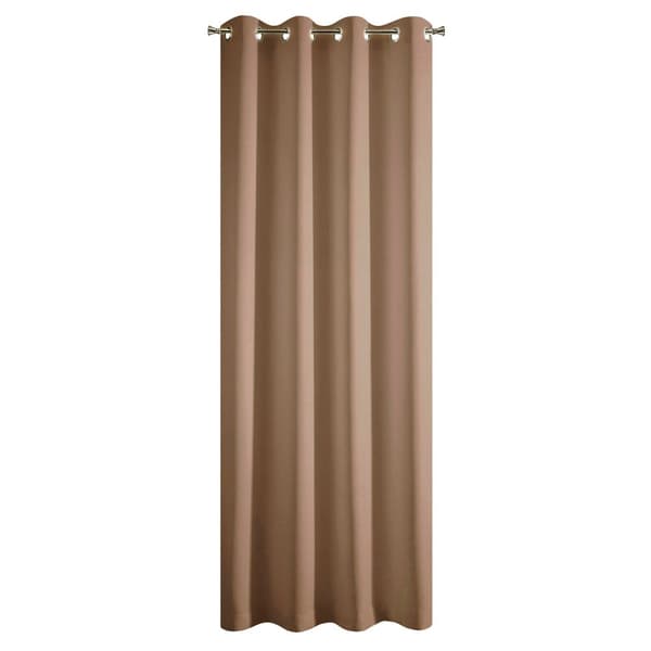Færdiglavet gardin med øjer ADORE 140x250 Design91 lysebrun