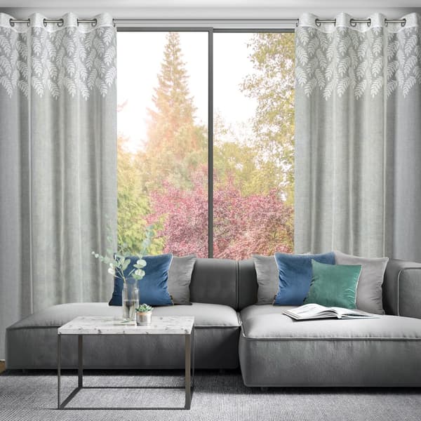 Färdig gardin med öljetter ANET 140x250 Eurofirany vit