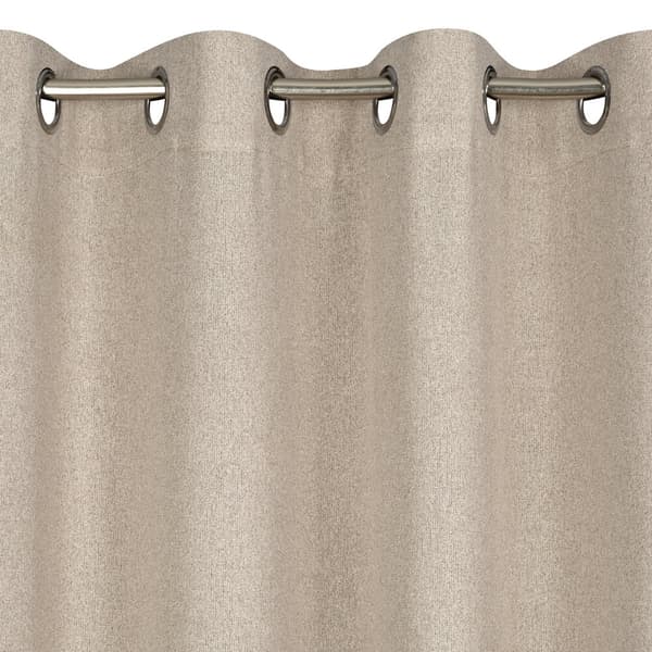 Færdiglavet gardin med øjer LIDIA 140x250 Eurofirany beige