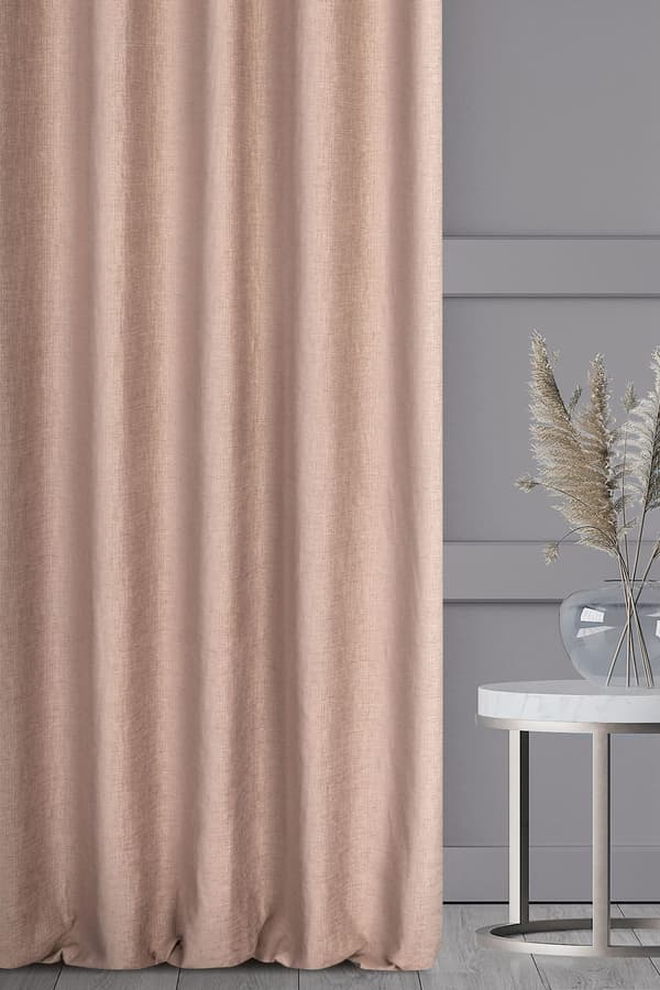 Færdiglavet gardin på tape AVINION-5 Terra Collection 140x270 Eurofirany pulver