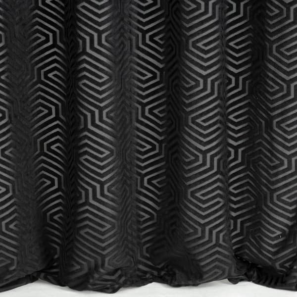 Färdig gardin med öljetter INGA 140x250 Pierre Cardin Eurofirany svart