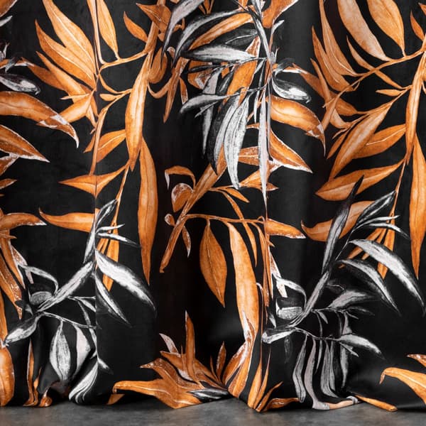Færdiglavet gardin med øjer ZOJA 140x250 Pierre Cardin Eurofirany brune kviste