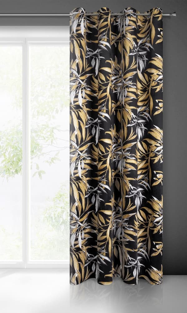 Færdiglavet gardin med øjer ZOJA 140x250 Pierre Cardin Eurofirany beige kviste