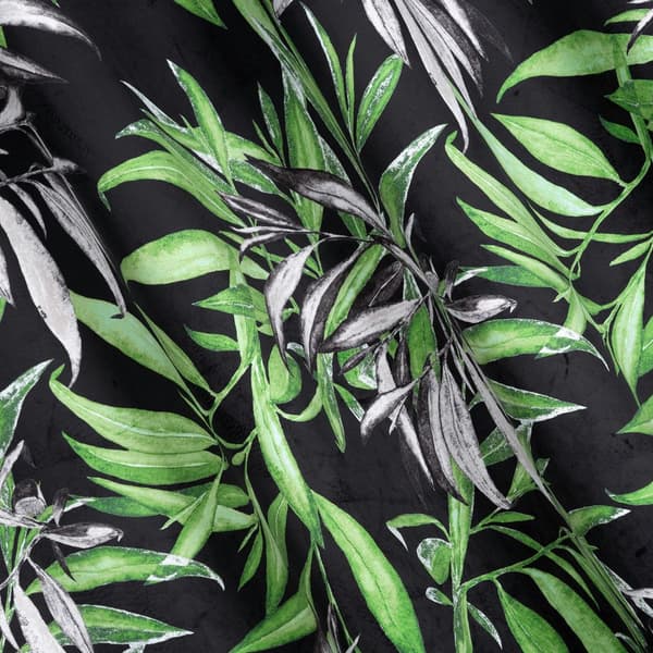 Færdiglavet gardin på tape ZOJA 140x270 Pierre Cardin Eurofirany grønne grene
