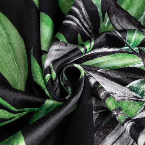 Færdiglavet gardin på tape ZOJA 140x270 Pierre Cardin Eurofirany grønne grene
