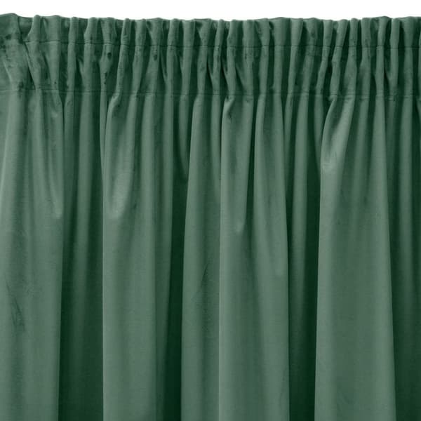 Färdig gardin på tejp SIBEL 140x270 Pierre Cardin Eurofirany mörk mynta
