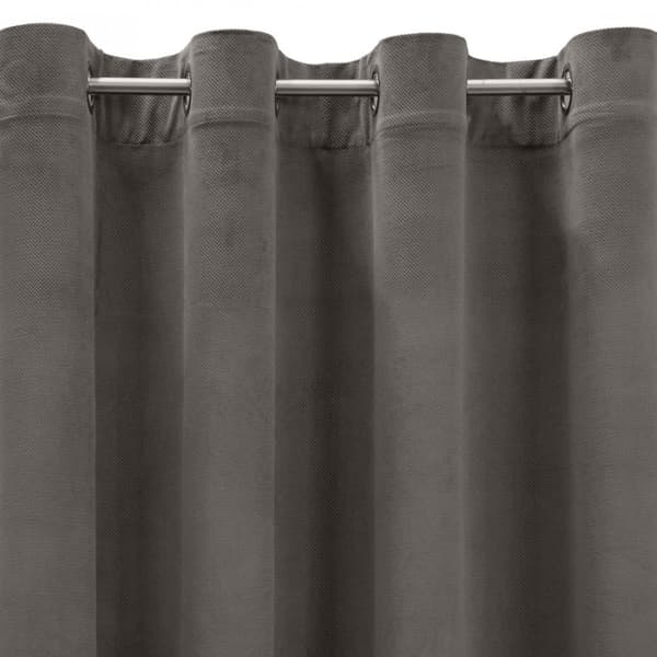 Valmis verho silmukoilla MILO 140x250 Eurofirany tuhka
