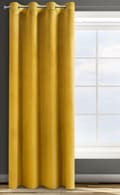 Pikkukuva 3 / 10: Valmis verho silmukoilla ROSA 140x250 Design91 sinappi