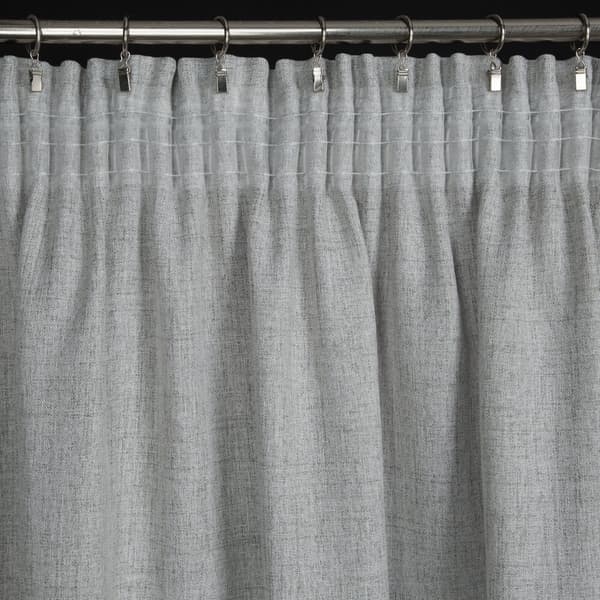Färdig gardin på tejp BLANKA 140x280 Eurofirany silver