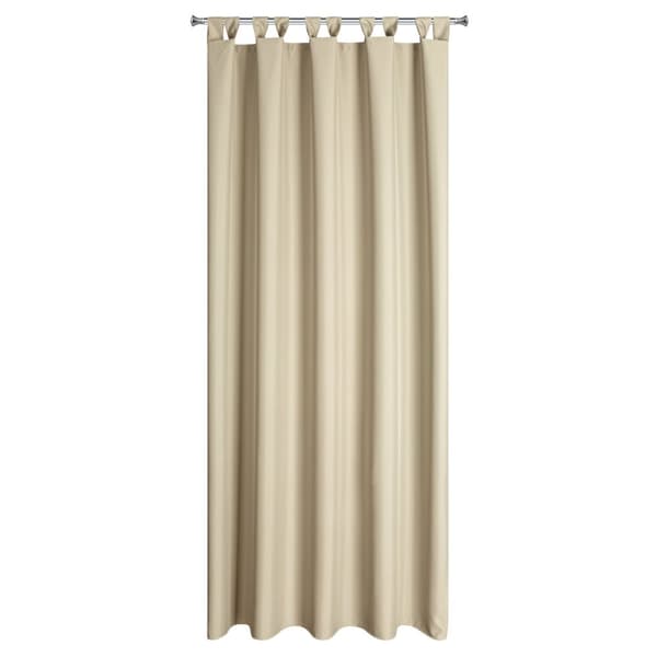 Færdiglavet gardin med seler, vandtæt, GARDEN 155x220, have, beige
