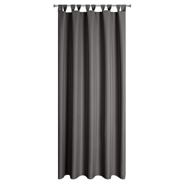 Färdig gardin med hängslen, vattentät, TRÄDGÅRD 155x220, stålträdgård