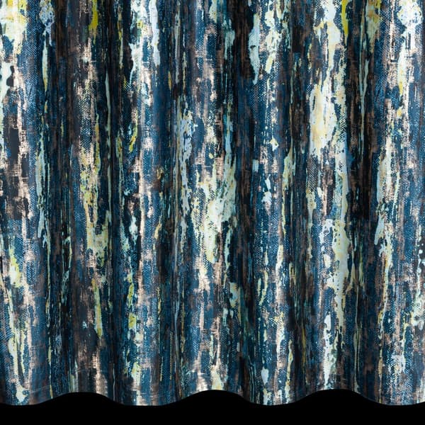 Valmis verho silmukoilla GRACE 140x250 Eurofirany laivastonsininen