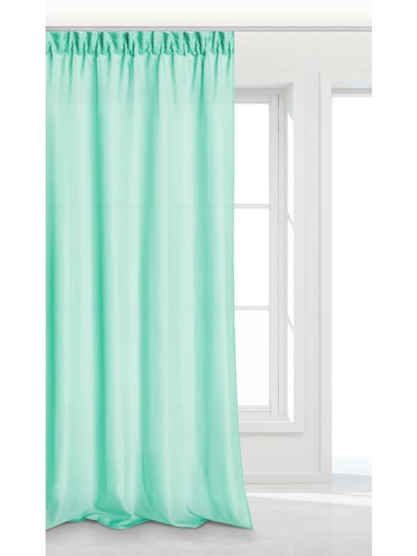 Valmis verho teipillä VIVA 140x250 puolipimennys minttu