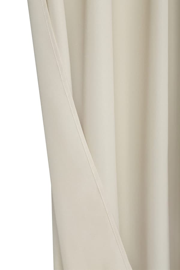 Färdig gardin med öljetter VIVA 140x250 ljus beige