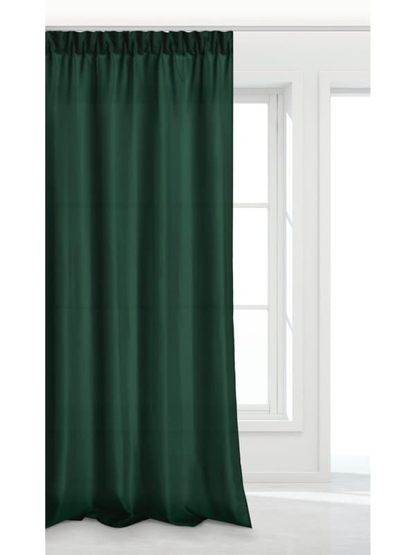 Valmis verho teipillä VIVA 140x300 puolipimennyspullonvihreä