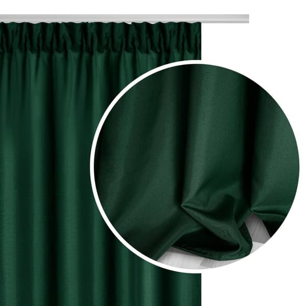 Valmis verho teipillä VIVA 140x300 puolipimennyspullonvihreä