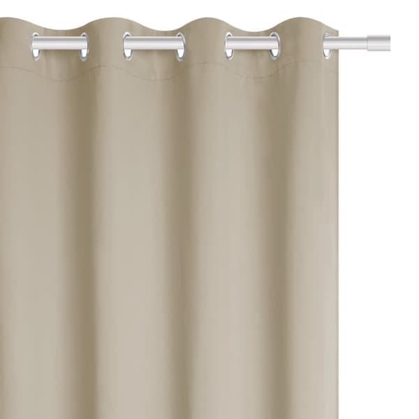 Valmis verho silmukoilla HOLD 140x250 blackout beige