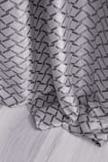 Miniatyrbillede 2 af 4: Færdiglavet gardin med øjer HÅRDT 140x250 mørklægningsjacquard sølv