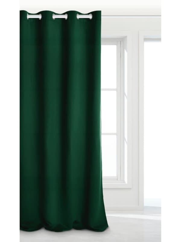 Valmis verho silmukoilla PIDÄ 140x250 pimennyspullo vihreä