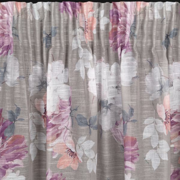 Färdig gardin på tejp SHERRY 140x300 Eurofirany silver