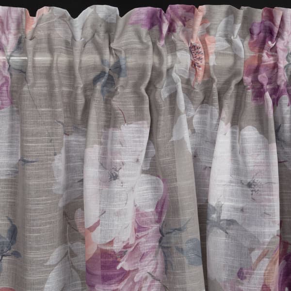 Färdig gardin på tejp SHERRY 140x300 Eurofirany silver