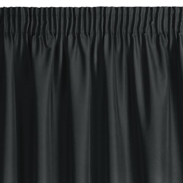 Valmis verho teipillä RITA 140x270 Eurofirany musta