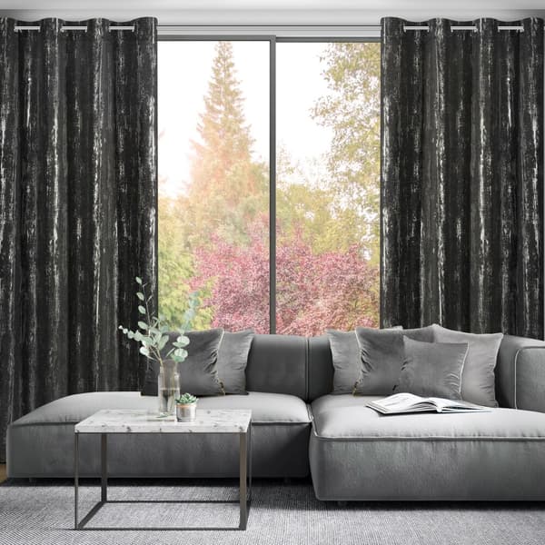 Färdig gardin med öljetter LIBI 140x250 Eurofirany svart
