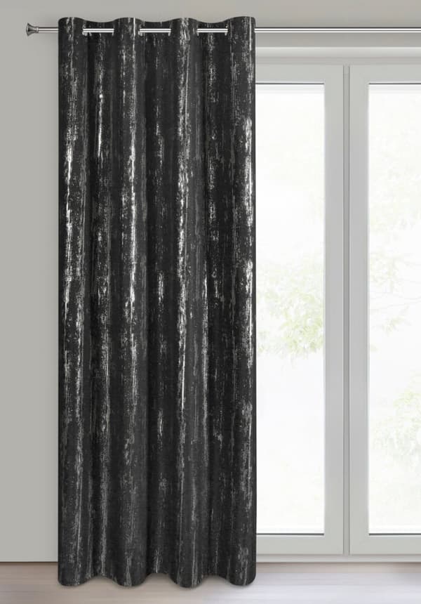 Färdig gardin med öljetter LIBI 140x250 Eurofirany svart