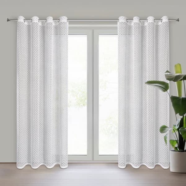 Valmis verho silmukoilla CLARA 140x250 Eurofirany valkoinen
