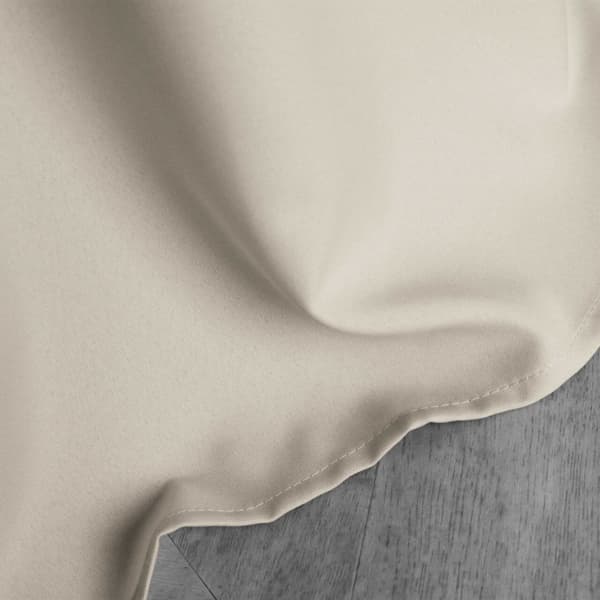 Färdiggjord gardin på tejp VIVA 140x300 semi-blackout ljus beige