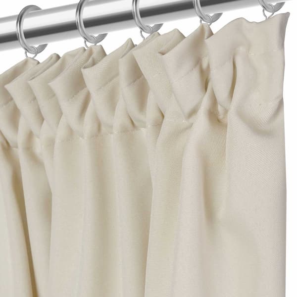 Färdiggjord gardin på tejp VIVA 140x300 semi-blackout ljus beige