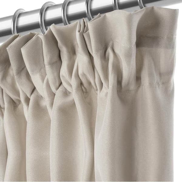Valmiit verhot teipillä VIVA 140x270 puolipimennys taupe