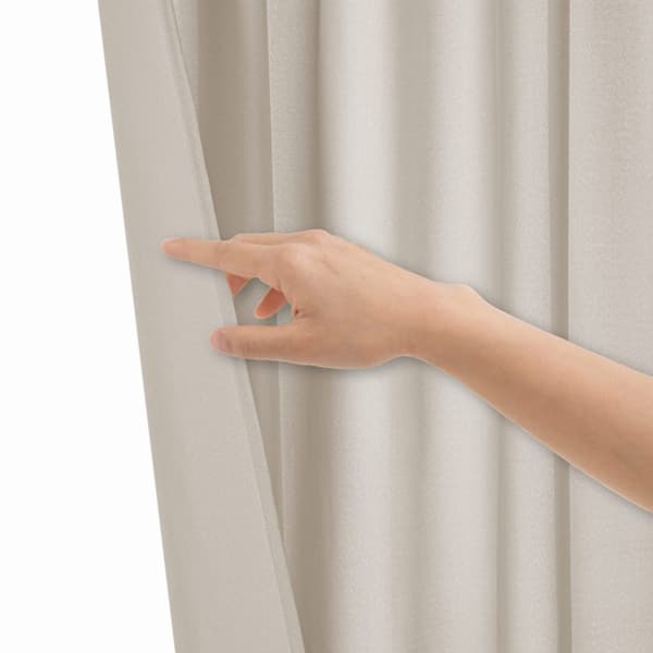Færdiglavet gardin med øjer VIVA 140x250 taupe