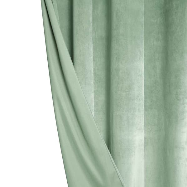Færdiglavet gardin på tape VELVET SOFT 140x300 fløjlssalvie