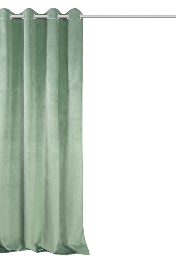 Valmis verho silmukoilla VELVET SOFT 140x250 samettisalvia